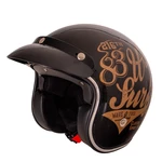 Moto přilba W-TEC Café Racer  3Ways Surf Bronze  L (59-60)