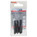 Sada záhlubníků 3dílná HSS Bosch Accessories 2608596667, válcová stopka, 8 mm, 10 mm, 12 mm, 1 sada