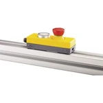 Nouzové tlačítko Schlegel MBM128_NOOM, 250 V/AC, šroubovací, červená/žlutá