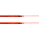 Schützinger HSPL 8568 / AWG16 / 200 / RT bezpečnostní měřicí kabely [zástrčka 4 mm - zástrčka 4 mm] červená