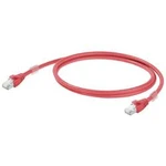 Síťový kabel RJ45 Weidmüller 1166030100, CAT 6A, S/FTP, 10.00 m, červená