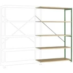 Přístavný modul regálu oddělení Manuflex RP1129.6011, (š x v x h) 960 x 1900 x 300 mm
