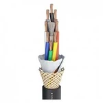 Reproduktorový kabel Hicon 490-0231-840AQ, 8 x 4.00 mm², černá, metrové zboží