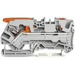 Průchodková svorka WAGO 2106-5201, pružinové připojení , 7.50 mm, šedá, 25 ks