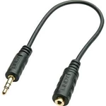 Jack audio kabelový adaptér LINDY 35699, černá