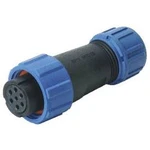 Kulatý konektor série DELKSP1310 Deltron Connectors DELKSP1310/S5I, kulatý konektor DIN, Provedení konektoru: zásuvka, rovná IP68, nylon 6.6 UL 94V-0,