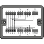 Rozvodný box WAGO 25 A, 400 V, černá, 1 ks