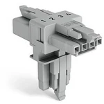 T propojka WAGO počet kontaktů: 4, 16 A, 400 V, růžová, 25 ks