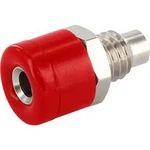 Banánkový konektor econ connect HOBSRT Ø pin: 2.6 mm, signální červená, 1 ks