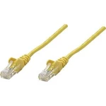 Síťový kabel RJ45 Intellinet 319744, CAT 5e, U/UTP, 2.00 m, žlutá
