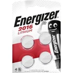 Knoflíkový článek CR 2016 lithiová Energizer CR2016 90 mAh 3 V 4 ks