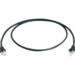 Telegärtner L00000A0077 RJ45 sieťové káble, prepojovacie káble CAT 6A S/FTP 0.50 m čierna samozhášavý, bez halogénov 1 k