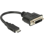 Delock 65564 HDMI / DVI adaptér [1x HDMI zástrčka C Mini - 1x DVI zásuvka 24+5-pólová] čierna  20.00 cm