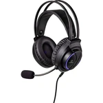 Renkforce RF-GHD-200 herný headset jack 3,5 mm káblový cez uši čierna stereo