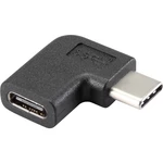 Renkforce USB 3.1 (Gen 2) adaptér [1x USB-C ™ zástrčka - 1x USB-C ™ zásuvka]  90 ° Zatočený doprava