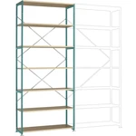 Manuflex RP1627.5021 základný modul regálu oddelenia  (š x v x h) 1250 x 2000 x 500 mm    drevená podlaha