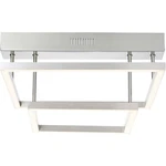 Brilliant Tunar G93449/68 LED stropné svietidlo niklová 30 W teplá biela intenzitu svetla je možné regulovať pomocou spí