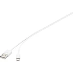 Basetech #####USB-Kabel USB 2.0 #####USB-A Stecker, #####Apple Lightning Stecker  1.00 m biela