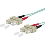 Metz Connect 151J1EOEO10E optické vlákno LWL prepojovací kábel [2x zástrčka SC - 2x zástrčka SC] 50/125 µ Multimode OM3