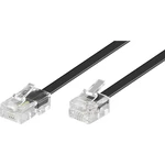Basetech ISDN, western prepojovací kábel [1x RJ45 zástrčka 8p4c - 1x RJ11 zástrčka 6p4c] 6.00 m čierna