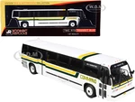 1999 TMC RTS Transit Bus BM1 Manhattan (New York) "Command Bus Company" White with Yellow and Green Stripes "The Vintage Bus &amp; Motorcoach Collect
