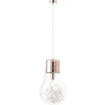 Závěsné světlo Brilliant Bulb 93429/29, E27, 60 W, měděná, transparentní