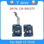Y Store Original For Dell 15 7510 Circuit Board Keypad 9V2TY Connector LS-C556P 09V2TY Fast Ship