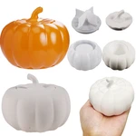 DIY Pumpkin Silicone Mold Halloween Plaster Art Craft Storage Box Making Handmade Storage Tank Silicone Molds Home Decoration