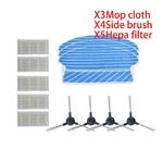 Side Brush& HEPA filter& Mop Cloth for Proscenic 790t 780t robot vacuum cleaner spare parts