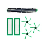Main Brush Side Brush Filter Replacement Accessories for Vorwerk VR200 Robot Vacuum Cleaner