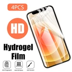 4PCS Hydrogel Film for iPhone 13 12 Pro Mini Screen Protector On the for iPhone 13 12 11 Pro Max XS Max XR X SE 2020 Not Glass