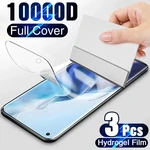 3PCS Full Cover Hydrogel Film For Oppo Reno 8 7 6 Lite 4Z 7Z 8Z 5G Film Screen Protector For Oppo Reno 9 8 7 6 5 4 Pro Plus film