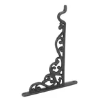 3X Cast Iron Hanger Wrought Iron Garden Hook Flower Pots Basket Wall Hanger Bracket With Expansion Screw