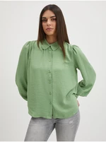 Světle zelená dámská košile JDY Divya - Dámské