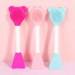 Cute Face Mask Brush Silicone Facial Mask Mud Mixing Brushes Original Soft Fashion Beauty Women Skin Face Care Makeup Tools