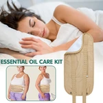 Castor Oil Pack (Compress) Reusable Castoroil Pack Kit Castoroil Pack Wrap For Liver Detox & Comfort Sleep Fit(No Castor Oil)