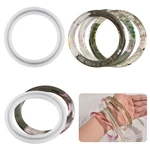 Silicone Bracelet Mold Resin Epoxy Bangle Molds Big Size Casting Resin Molds For DIY Key Ring Handbag Mold Making