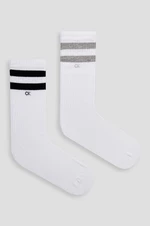 Ponožky Calvin Klein pánske, biela farba, 701218711