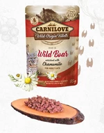 CARNILOVE cat kapsa ADULT WILD Boar/chamomile - 24 x 85g
