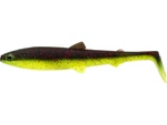 Westin gumová nástraha bullteez shadtail black chartreuse - 7,5 cm 4 g 3 ks