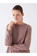LC Waikiki A Crew Neck Long Sleeved Women's T-Shirt