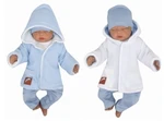 Z&Z Pletený, oboustranný svetřík, kabátek s kapucí, modro-bílý, vel. 80 (9-12m) Z&Z Pletený, oboustranný svetřík, kabátek s kapucí, modro-bílý, vel. 80 (9-12m)