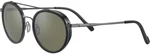 Serengeti Geary Shiny Black/Shiny Dark Gunmetal/Mineral Polarized M Lunettes de vue