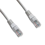 Kábel DATACOM síťový (RJ45), 0,5m (1507) biely Patch kabel UTP lanko cat.5e se dvěma konektory RJ45, pro propojování počítačových sítí (např. pro spoj