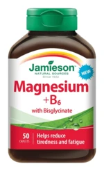 JAMIESON Hořčík+vitamín B6 s bisglycinátem 50 tablet
