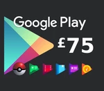 Google Play £75 UK Gift Card