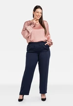 Karko Woman's Trousers Z854 Navy Blue