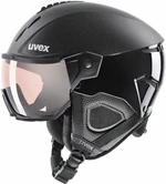 UVEX Instinct Visor Pro V Black Mat 53-56 cm Kask narciarski