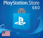 PlayStation Network Card $60 US