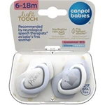 Canpol babies Set symetrických silikónových cumlíkov Light touch 6 - 18 m Royal Baby modrý Canpol babies Set symetrických silikónových cumlíkov Light touch 6 - 18 m Royal Baby modrý